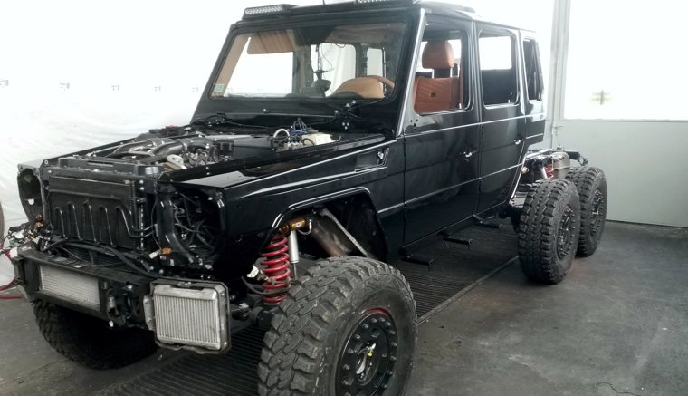 Mercedes Puch G 6x6 Fertig lackiert